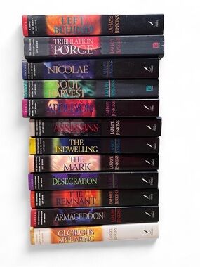 Left Behind Series Paperback Book Set - Multi-Color Spines